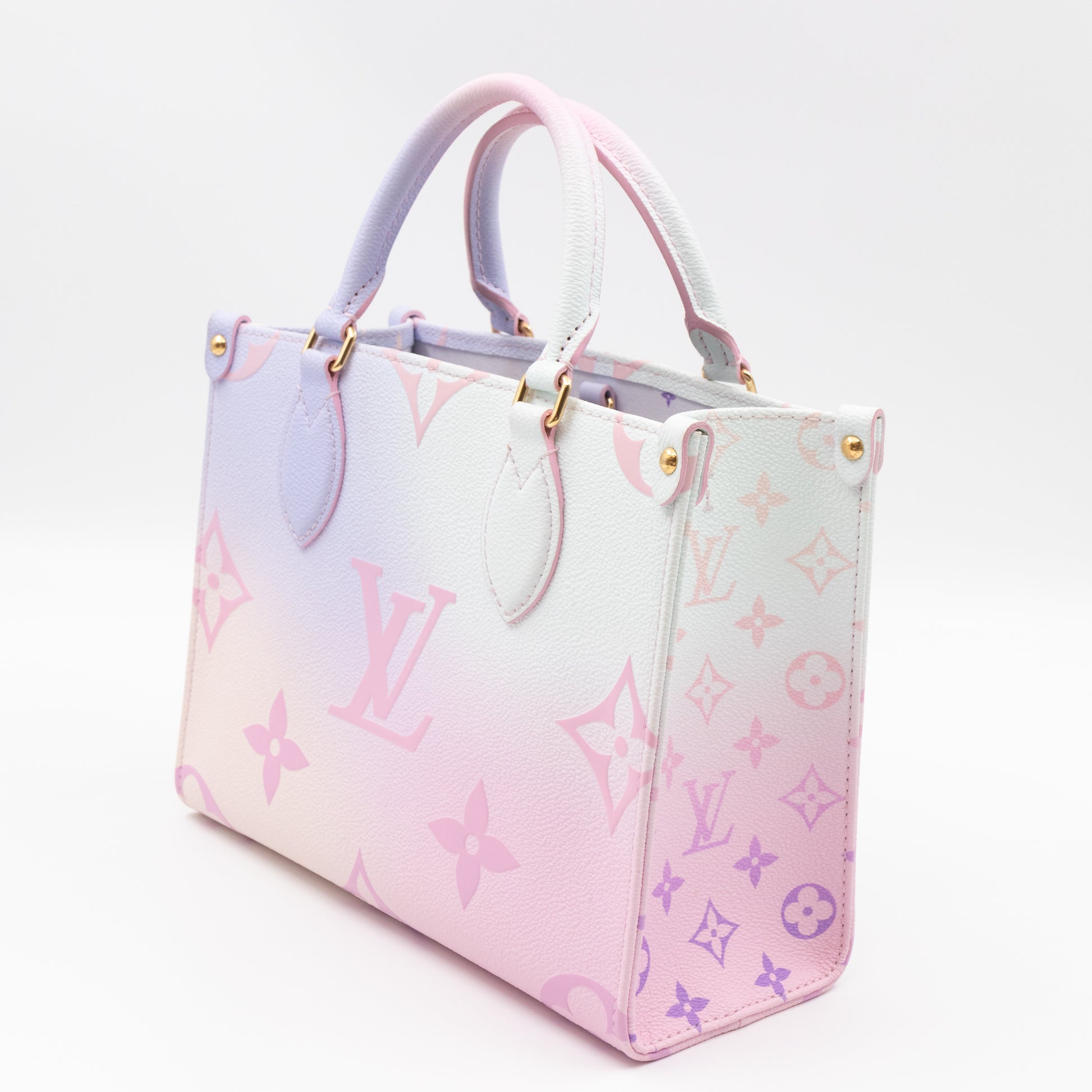 Louis Vuitton – Louis Vuitton Onthego PM Sunrise Pastel Spring in the City  – Queen Station