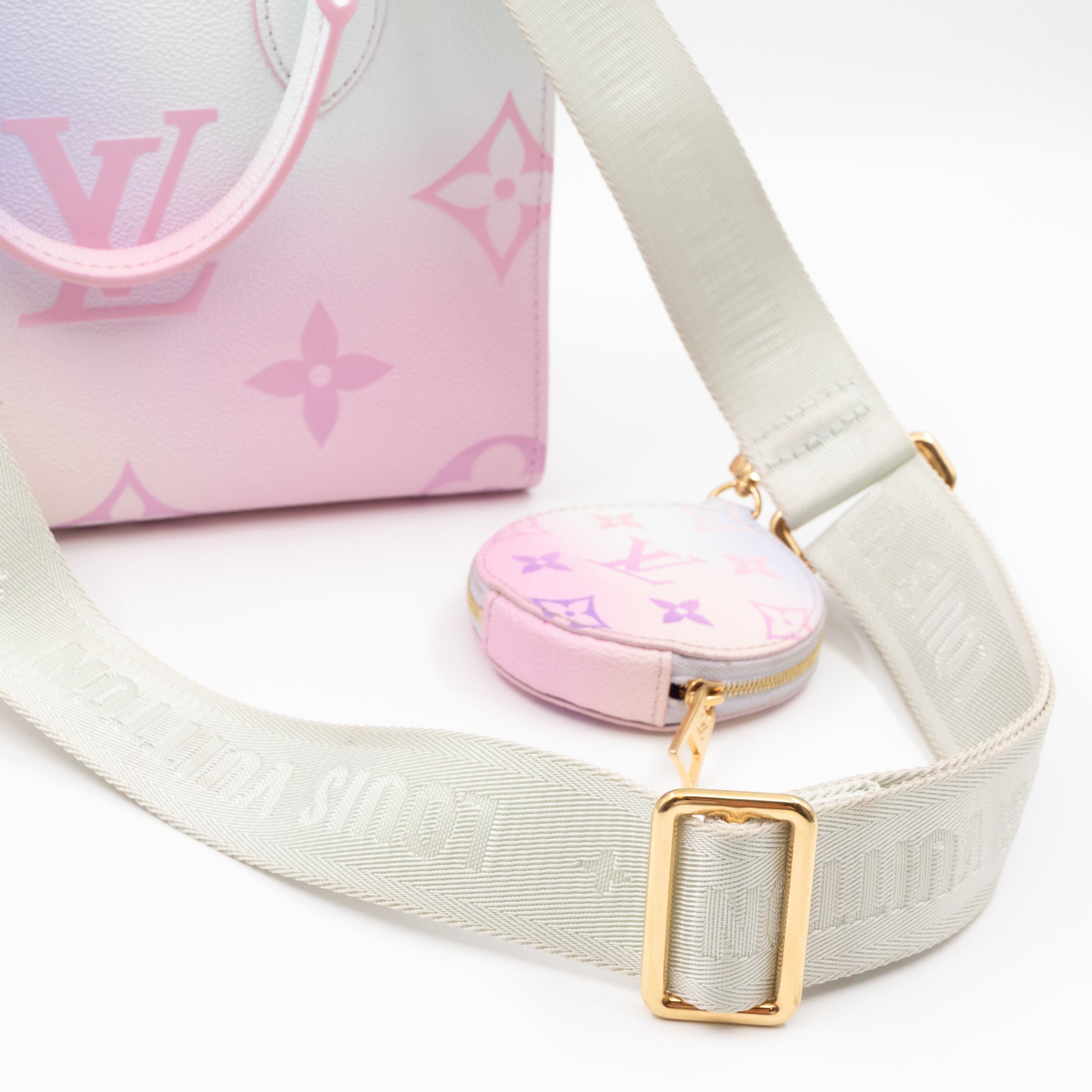Louis Vuitton OnTheGo PM Spring In The City Monogram Sunrise now