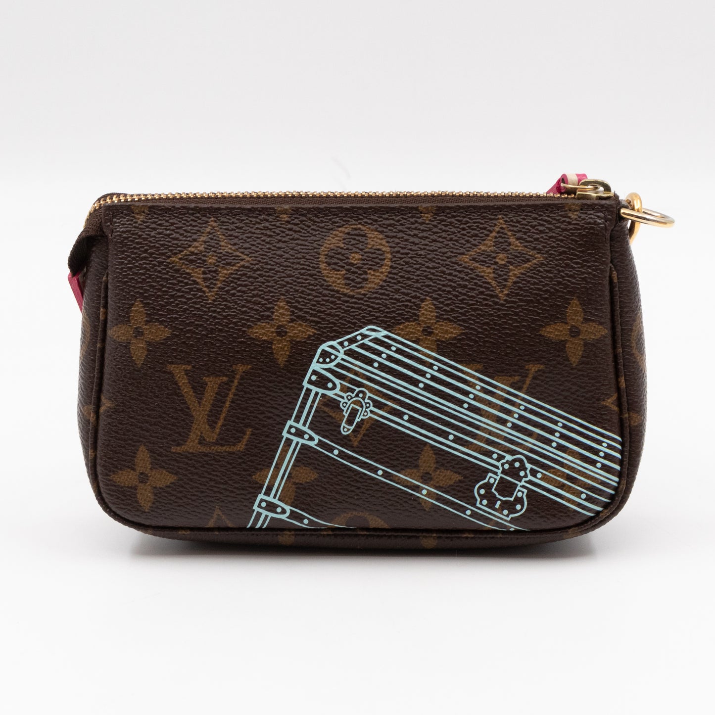 Mini Pochette Accessoires Monogram Christmas Animation