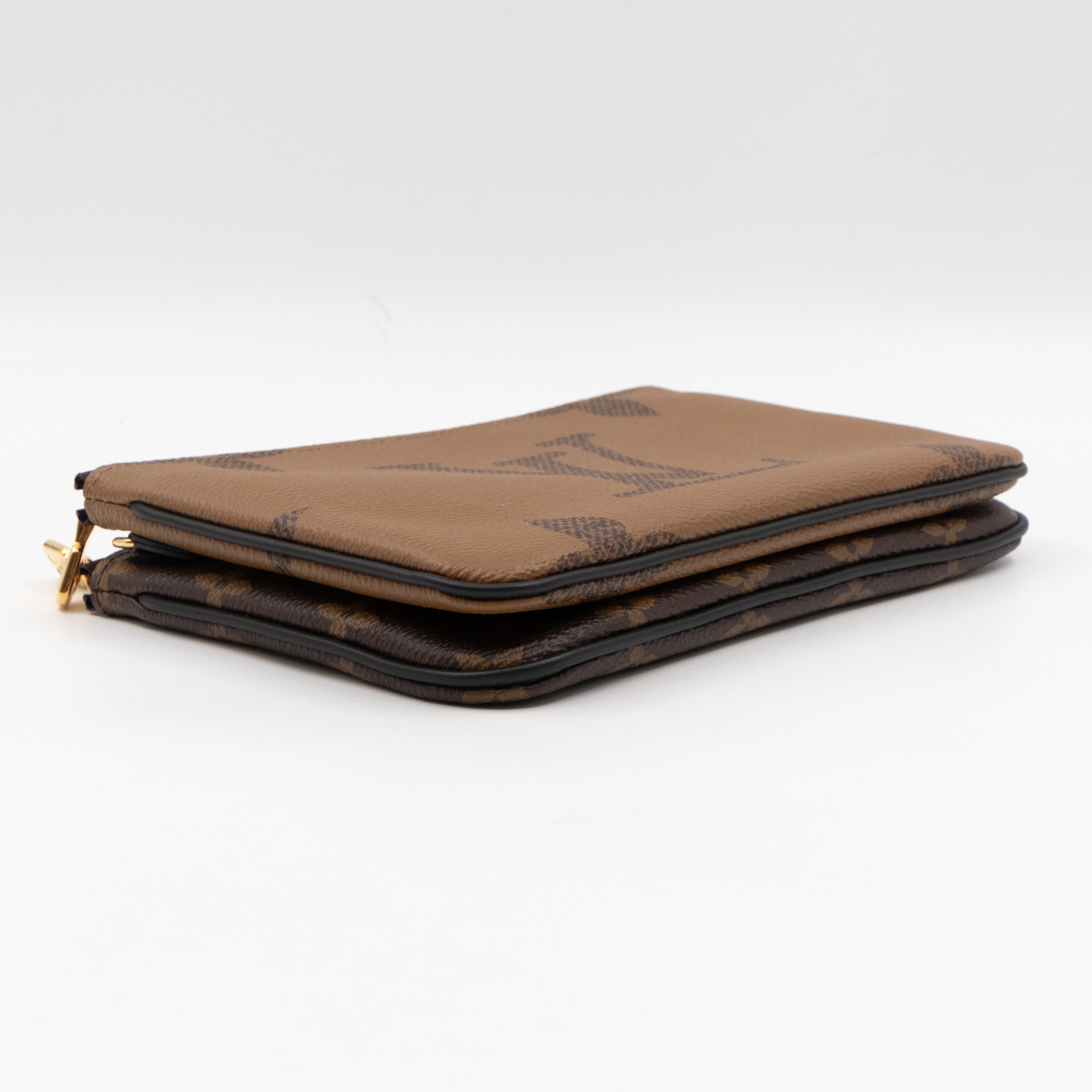 Double Zip Pochette Monogram Giant Reverse