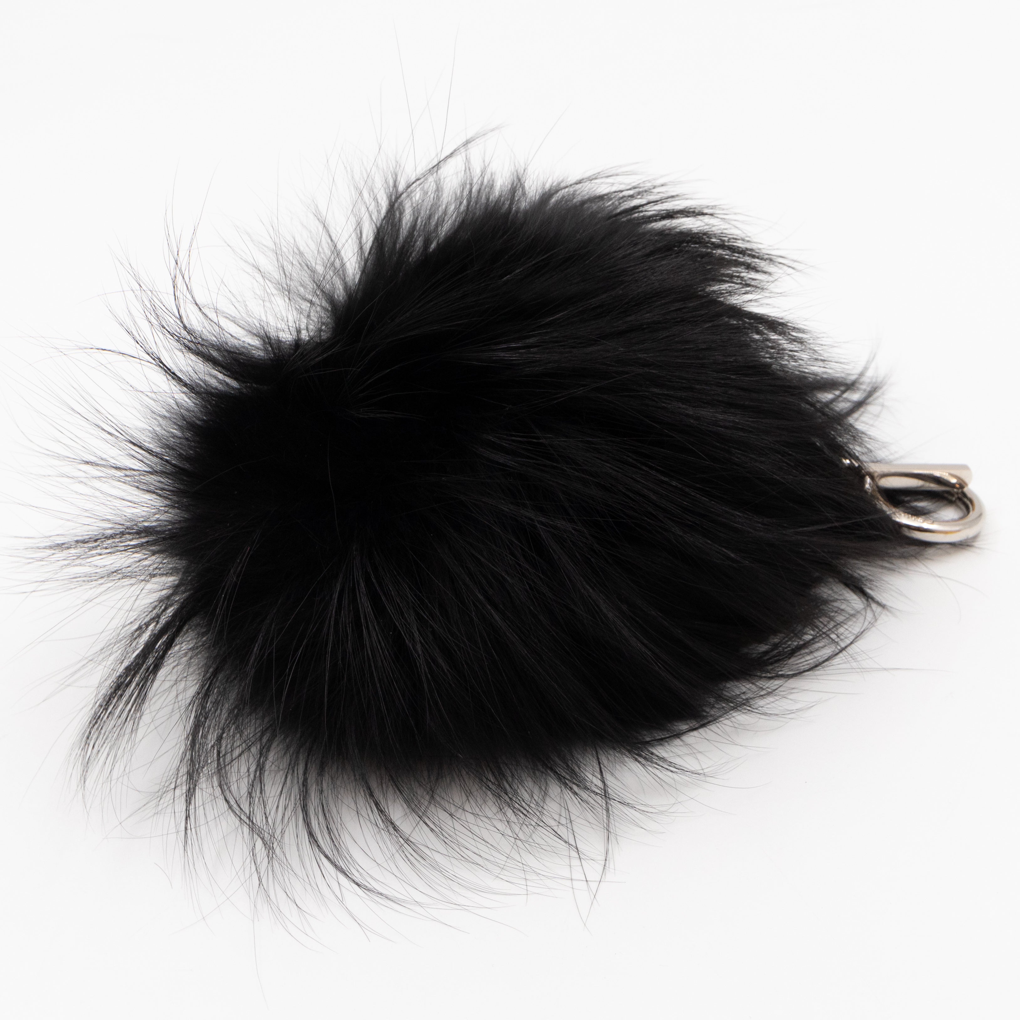 Fox Fur Shearling Crystal Pinky Punky Monster Bag Bug Charm