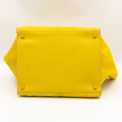 Phantom Medium Luggage Yellow Pony Hair Leather