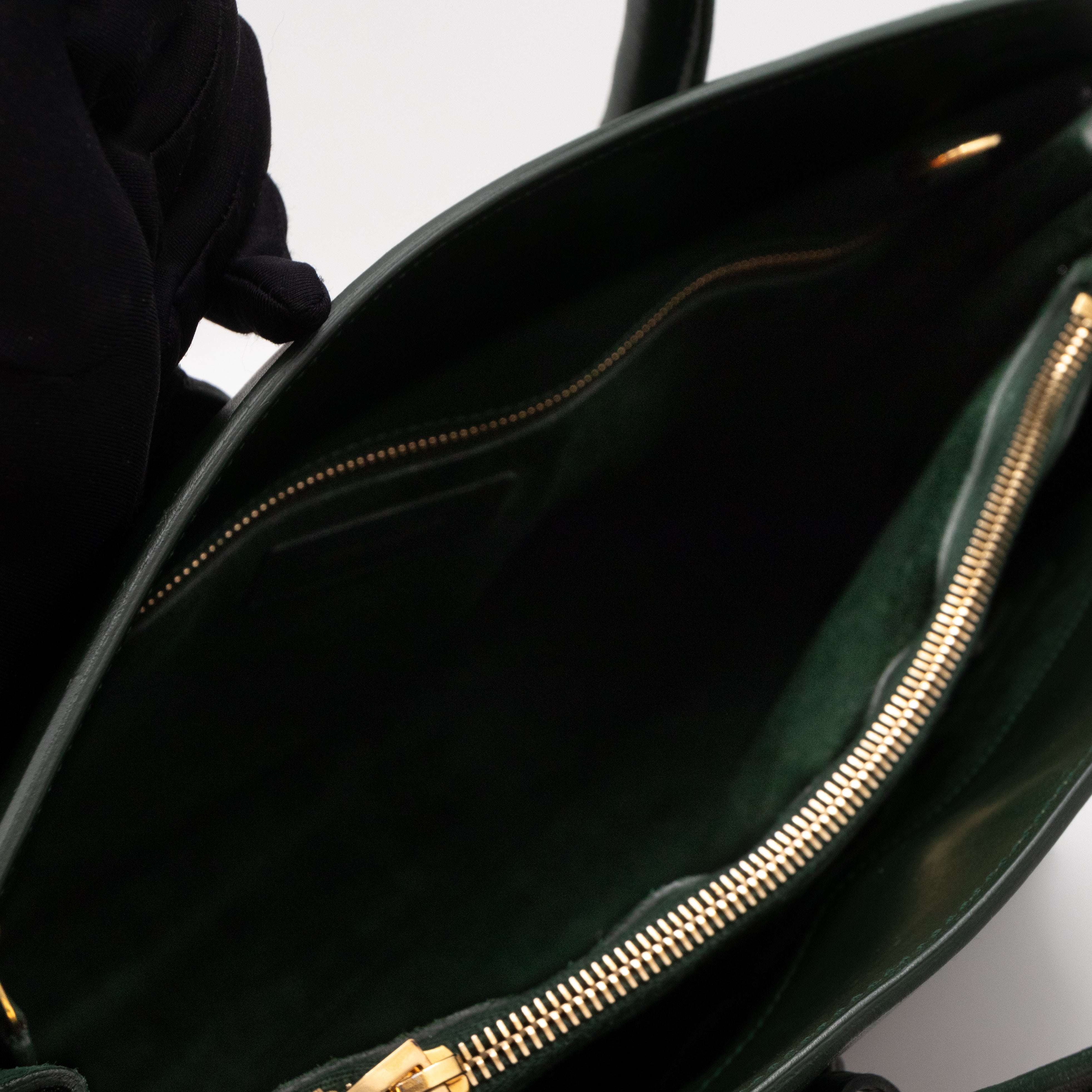 Sac de Jour Small Emerald Green Leather