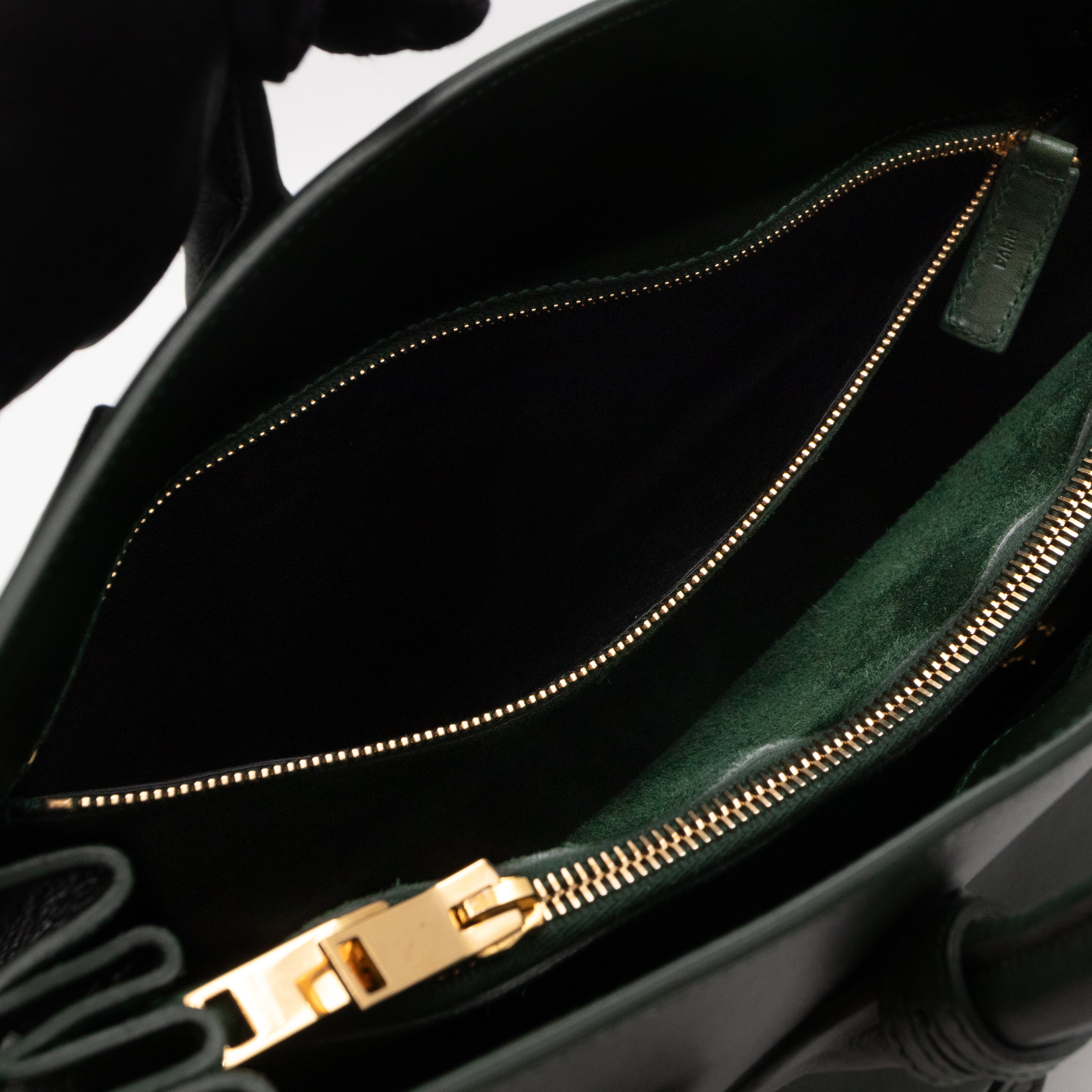 Sac de Jour Small Emerald Green Leather