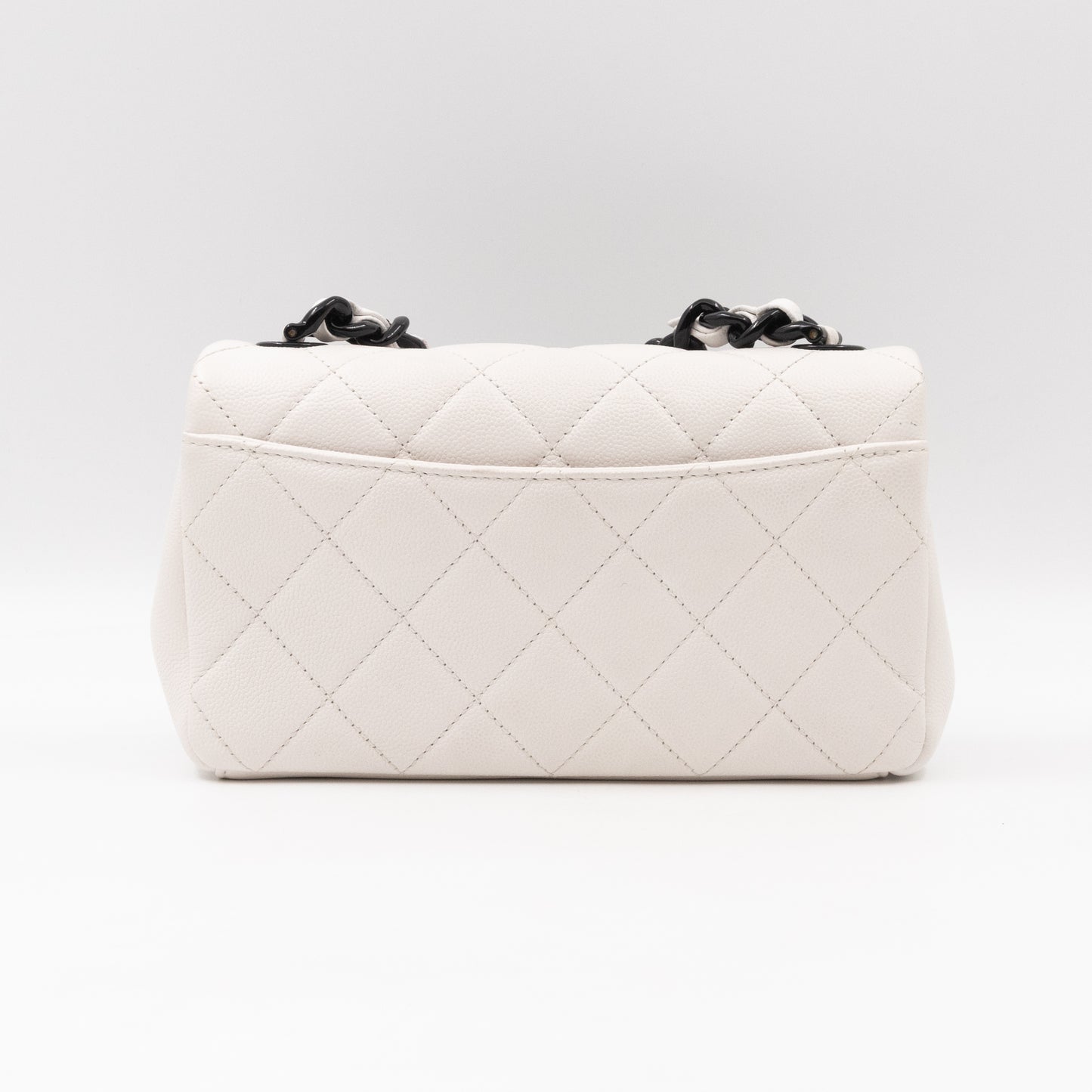 My Everything Flap Bag Mini White Caviar