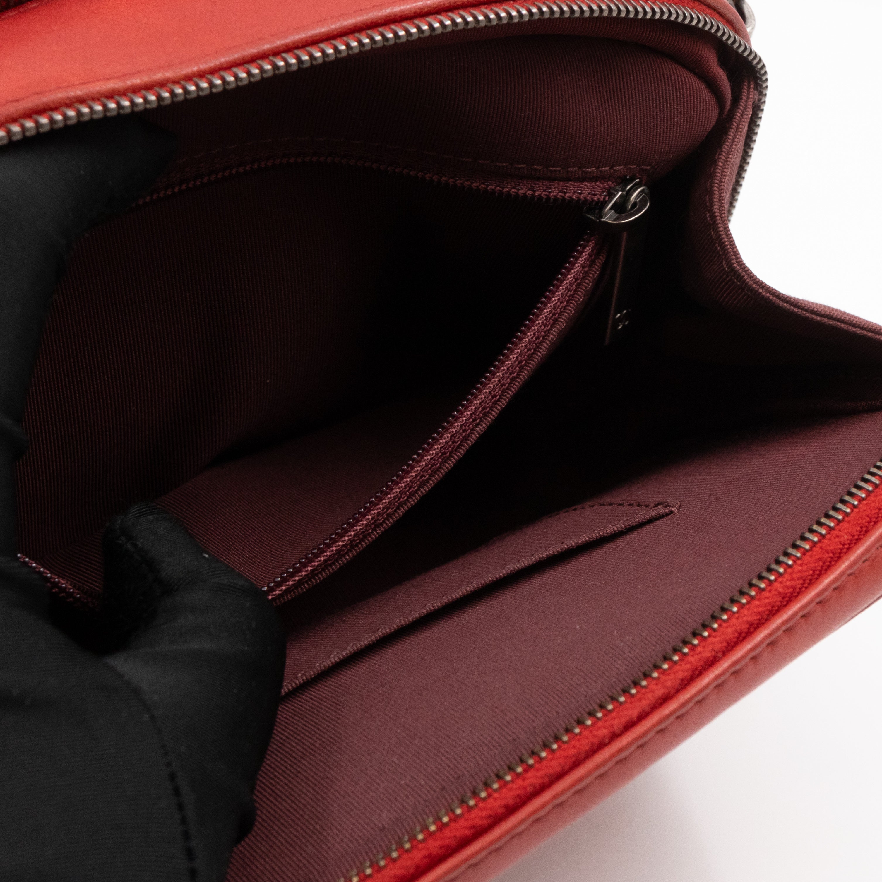 Small Coco Boy Camera Bag Red Lambskin