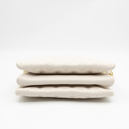 Coussin PM Creme White Leather