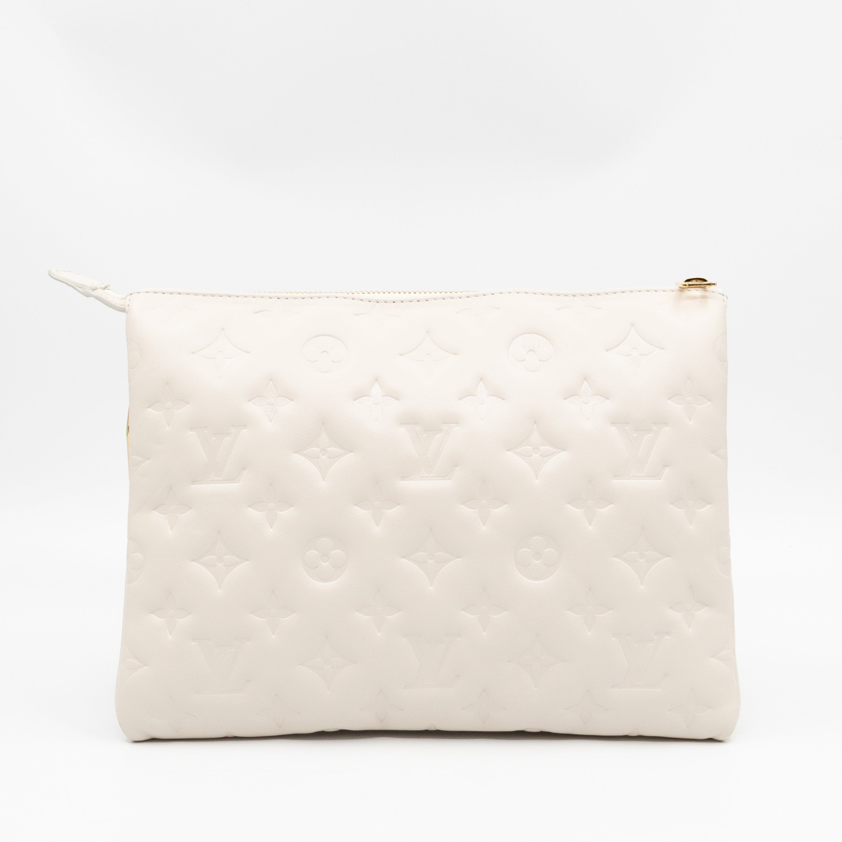 Coussin PM Creme White Leather