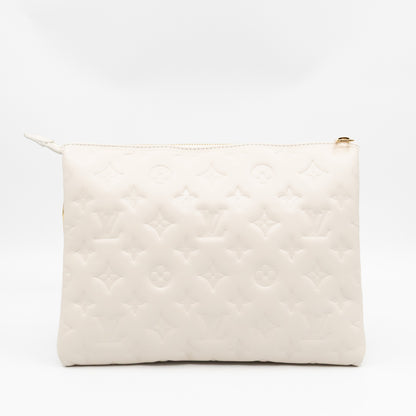 Coussin PM Creme White Leather