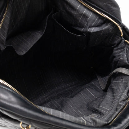 Portobello Tote Glazed Black Leather