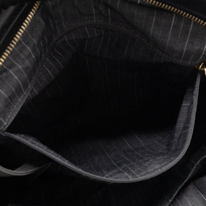 Portobello Tote Glazed Black Leather
