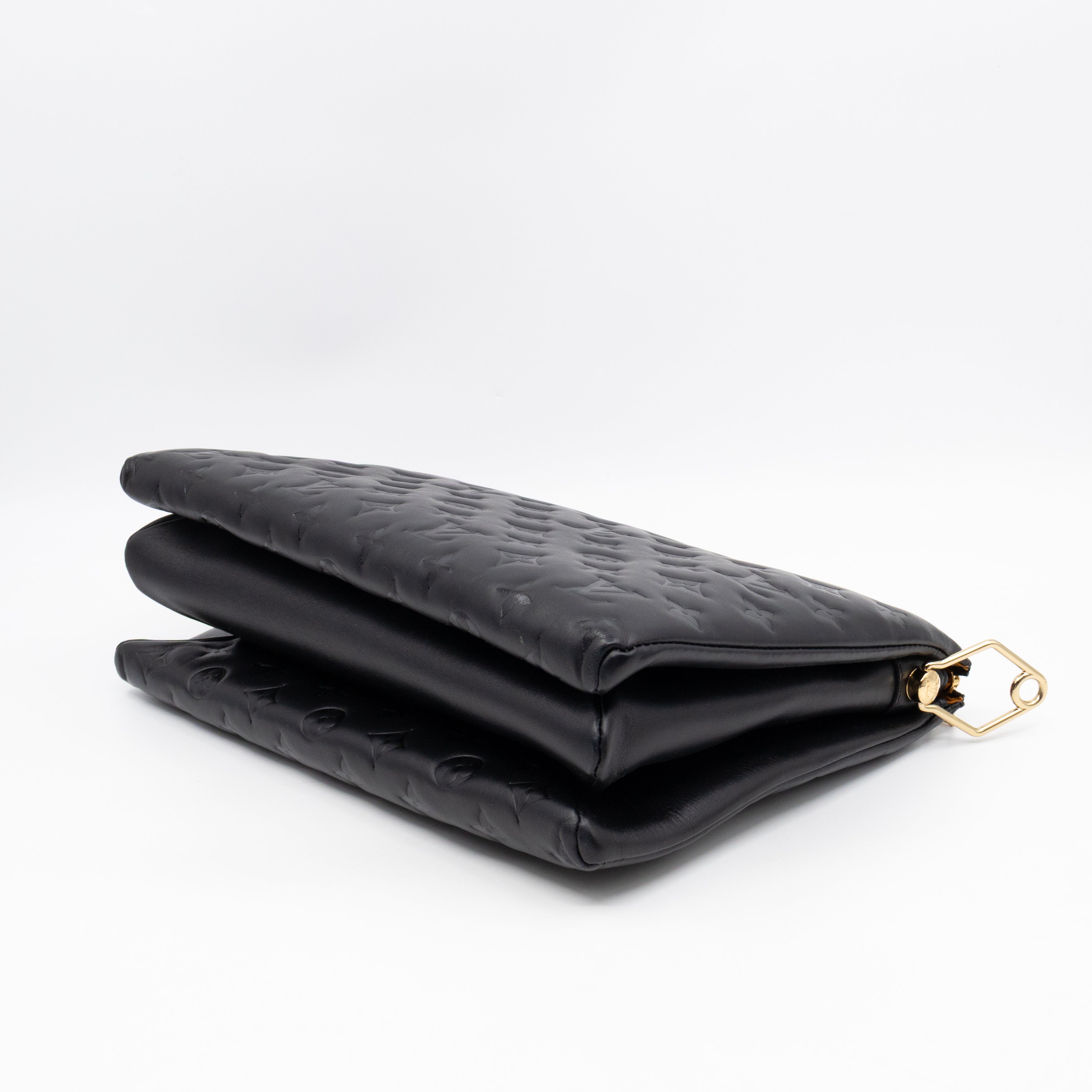 Coussin MM Black Leather