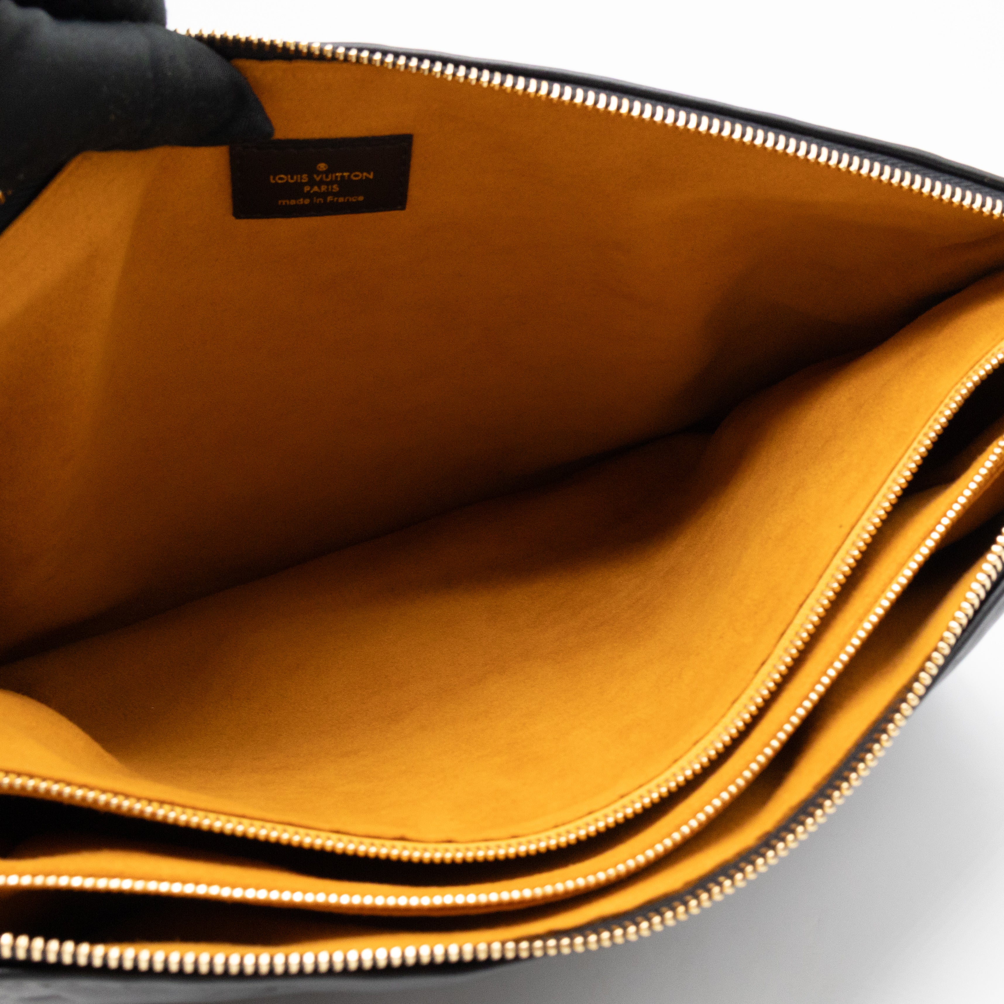 Coussin MM Black Leather