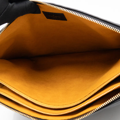 Coussin MM Black Leather