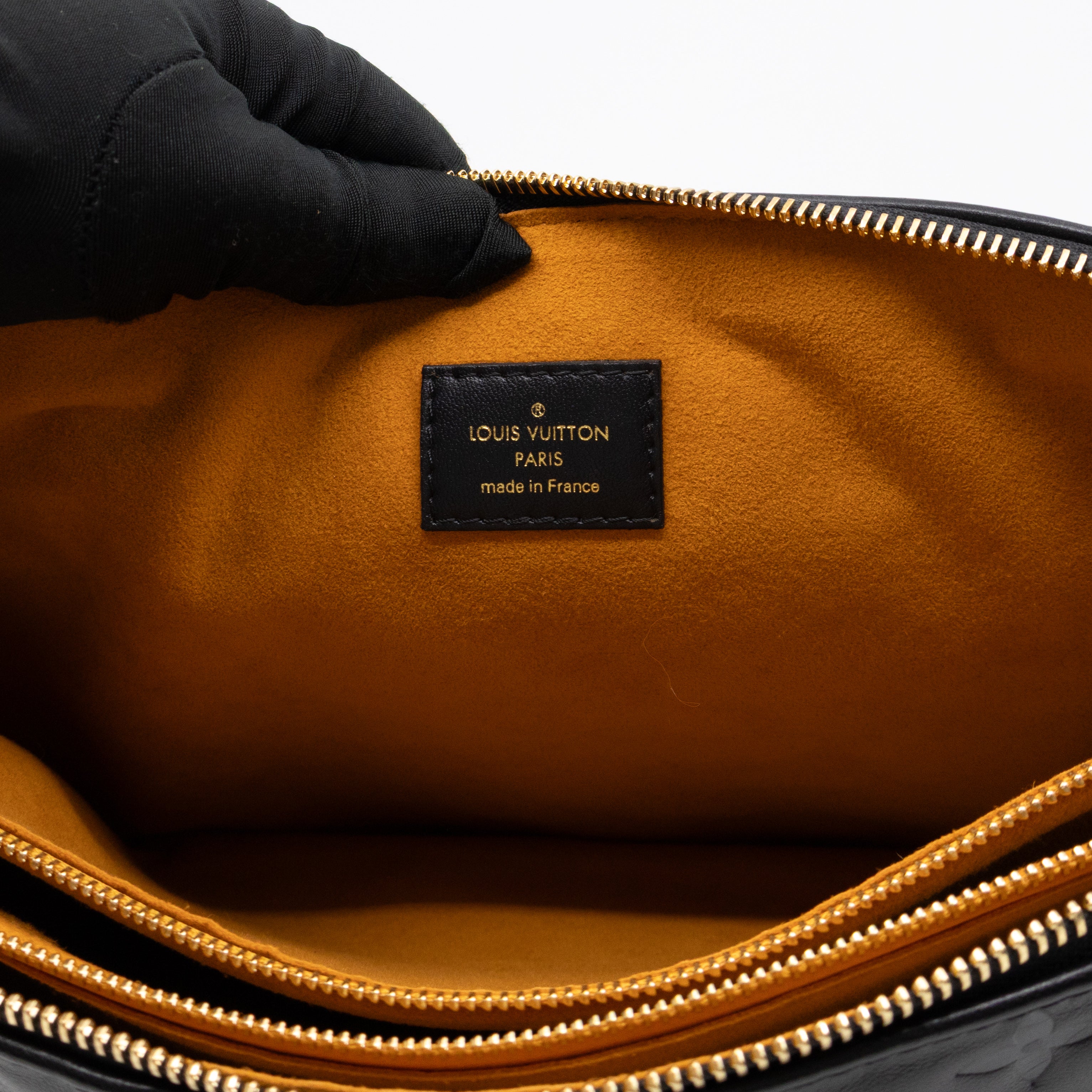 Coussin MM Black Leather