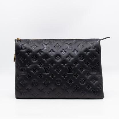 Coussin MM Black Leather