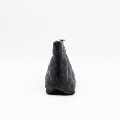 Icare Maxi Shopping Tote Black Leather