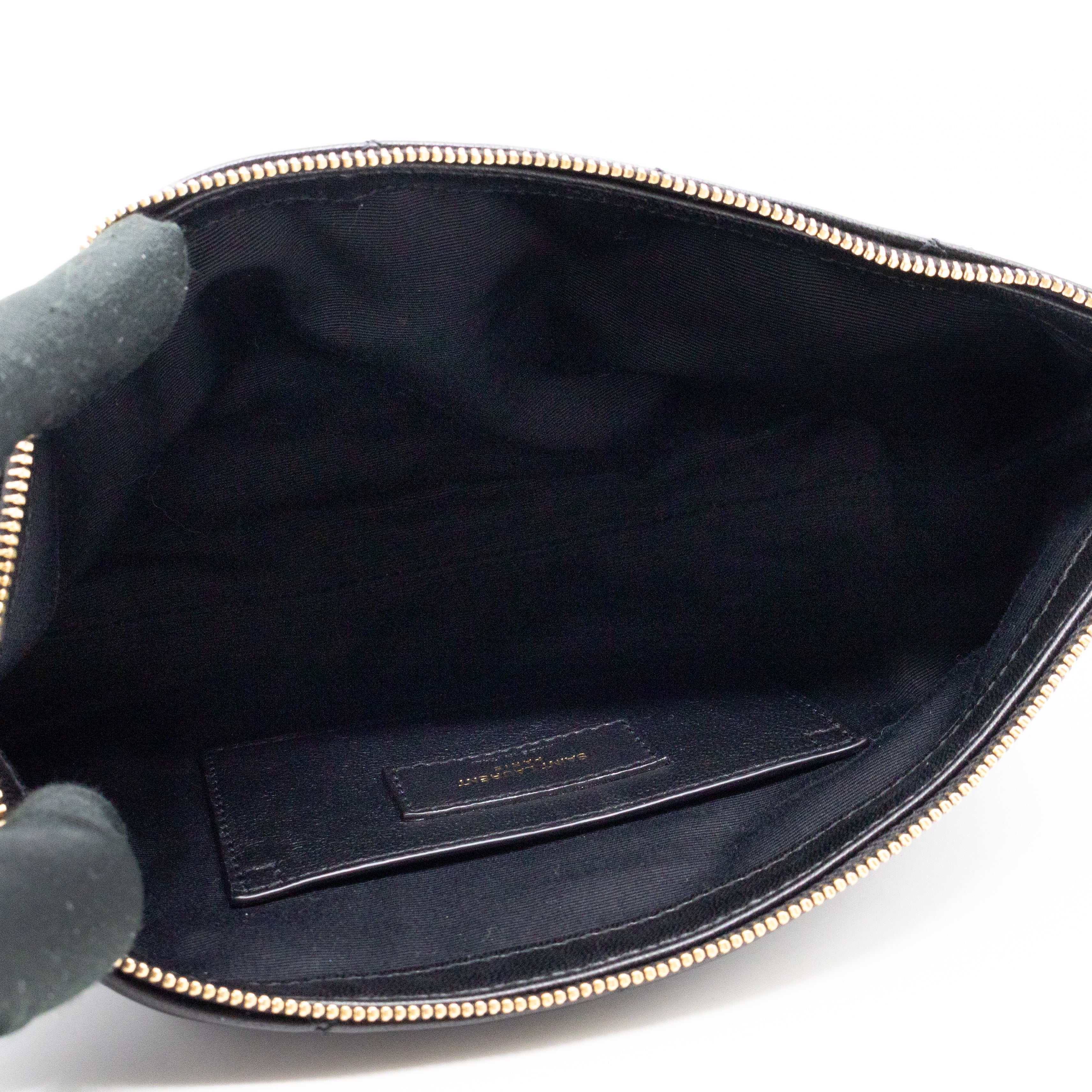 Icare Maxi Shopping Tote Black Leather
