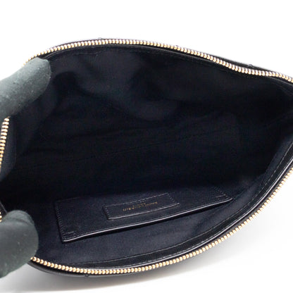 Icare Maxi Shopping Tote Black Leather