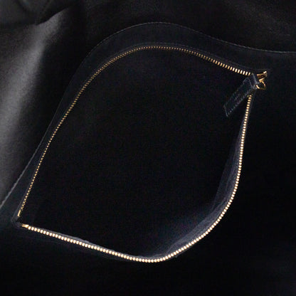 Icare Maxi Shopping Tote Black Leather