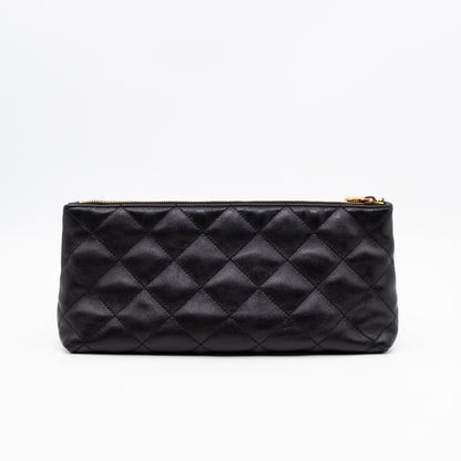 Icare Maxi Shopping Tote Black Leather