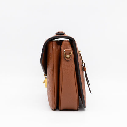 Pochette Metis Cognac Monogram Empreinte Leather