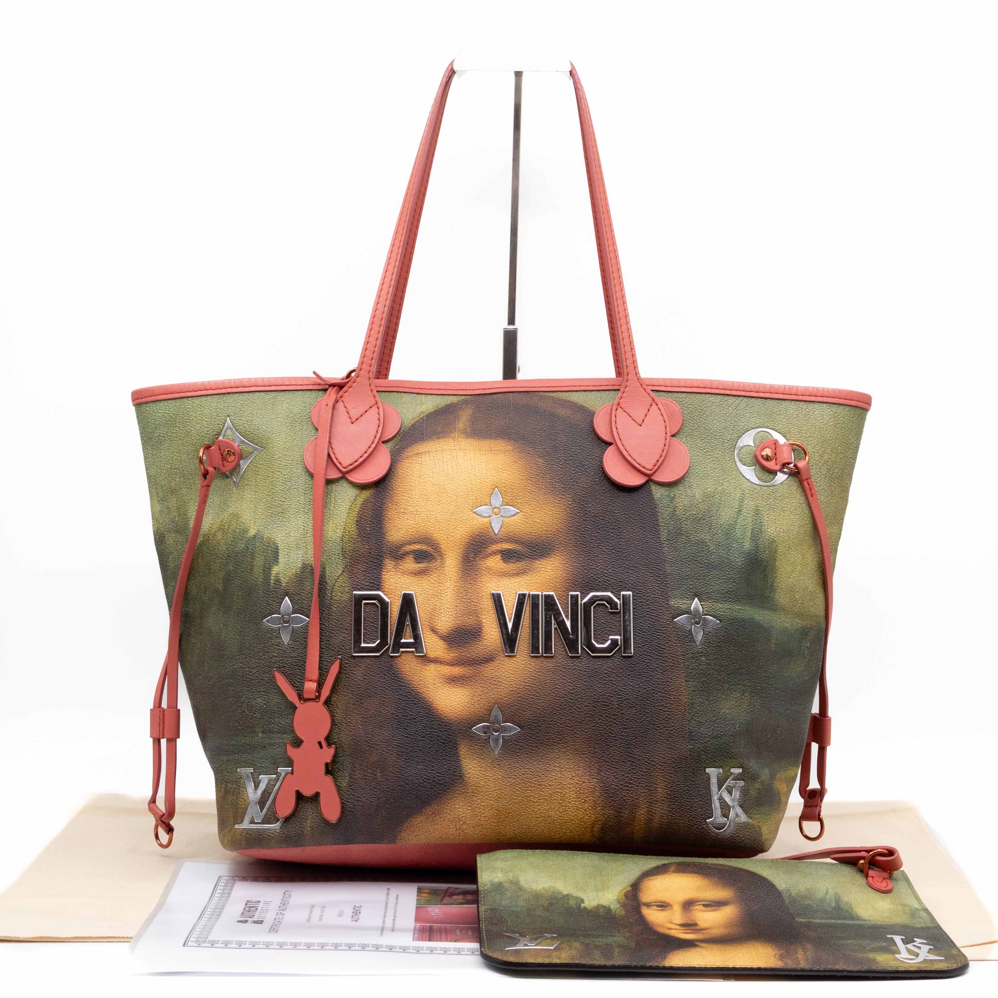 Jeff Koons Da Vinci X Neverfull MM with Pochette