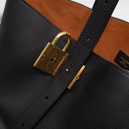 Low Key Cabas MM Black Leather