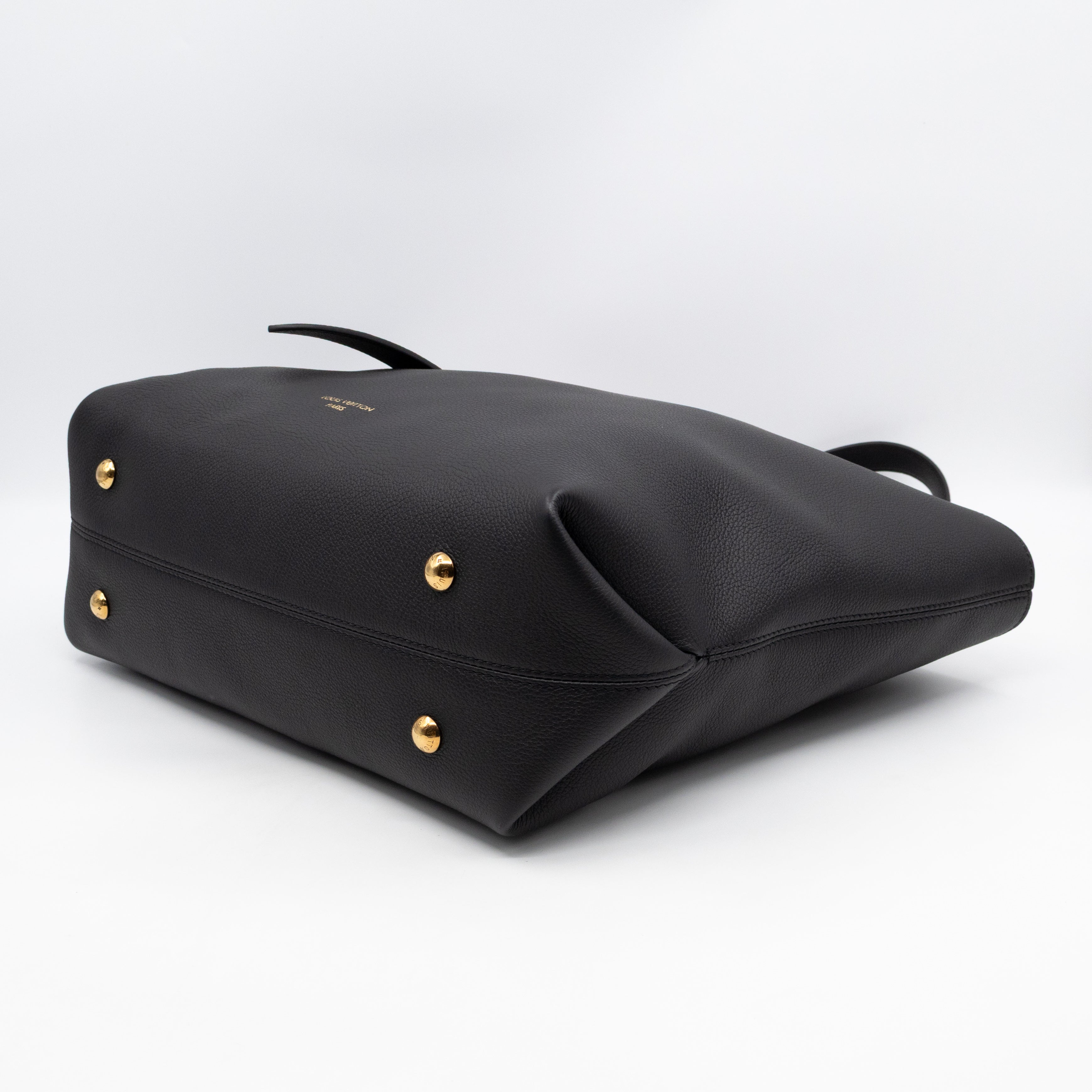 Low Key Cabas MM Black Leather