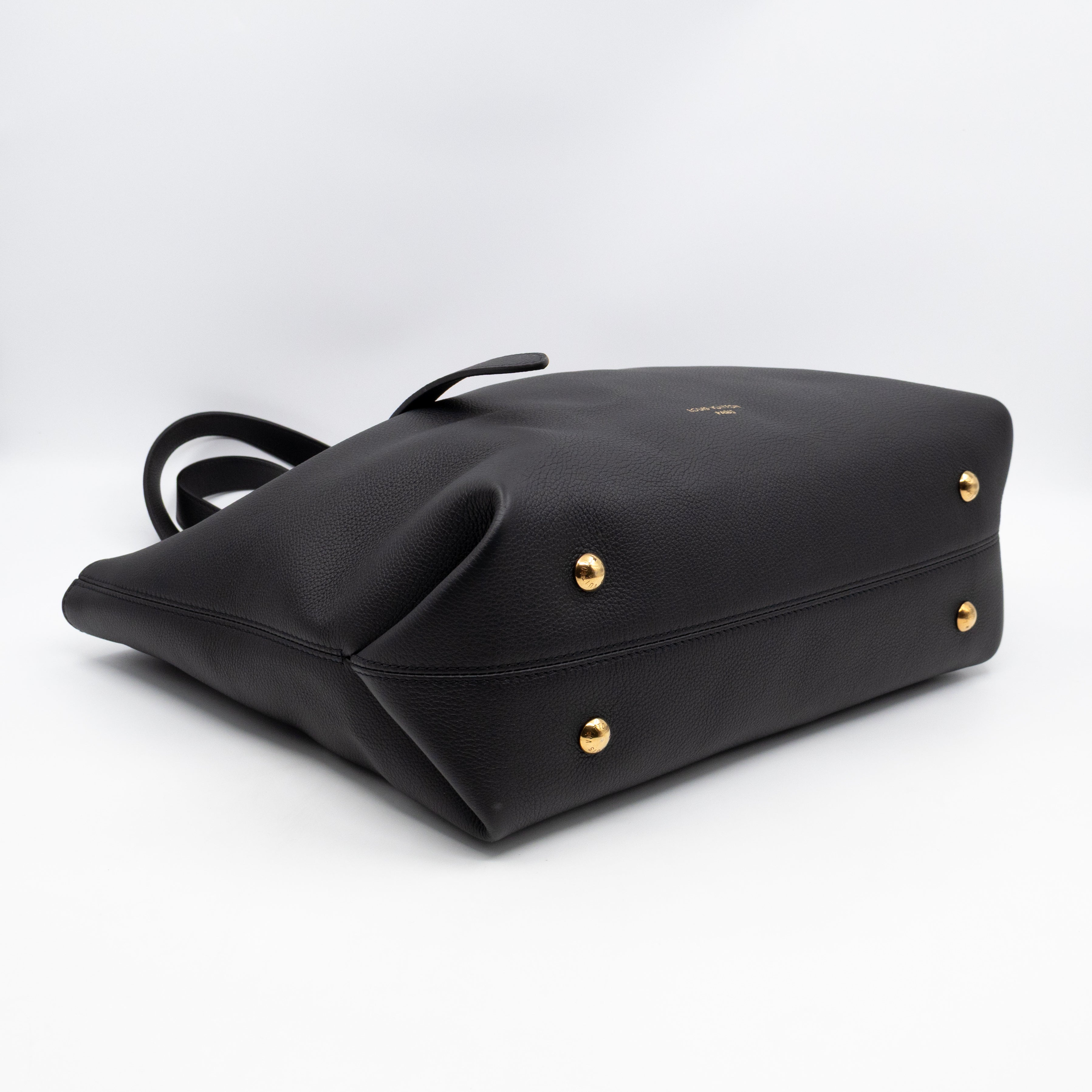 Low Key Cabas MM Black Leather