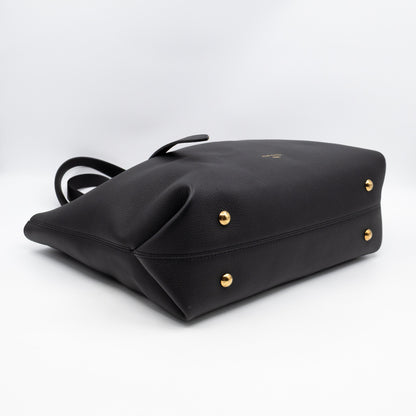 Low Key Cabas MM Black Leather