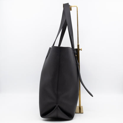 Low Key Cabas MM Black Leather