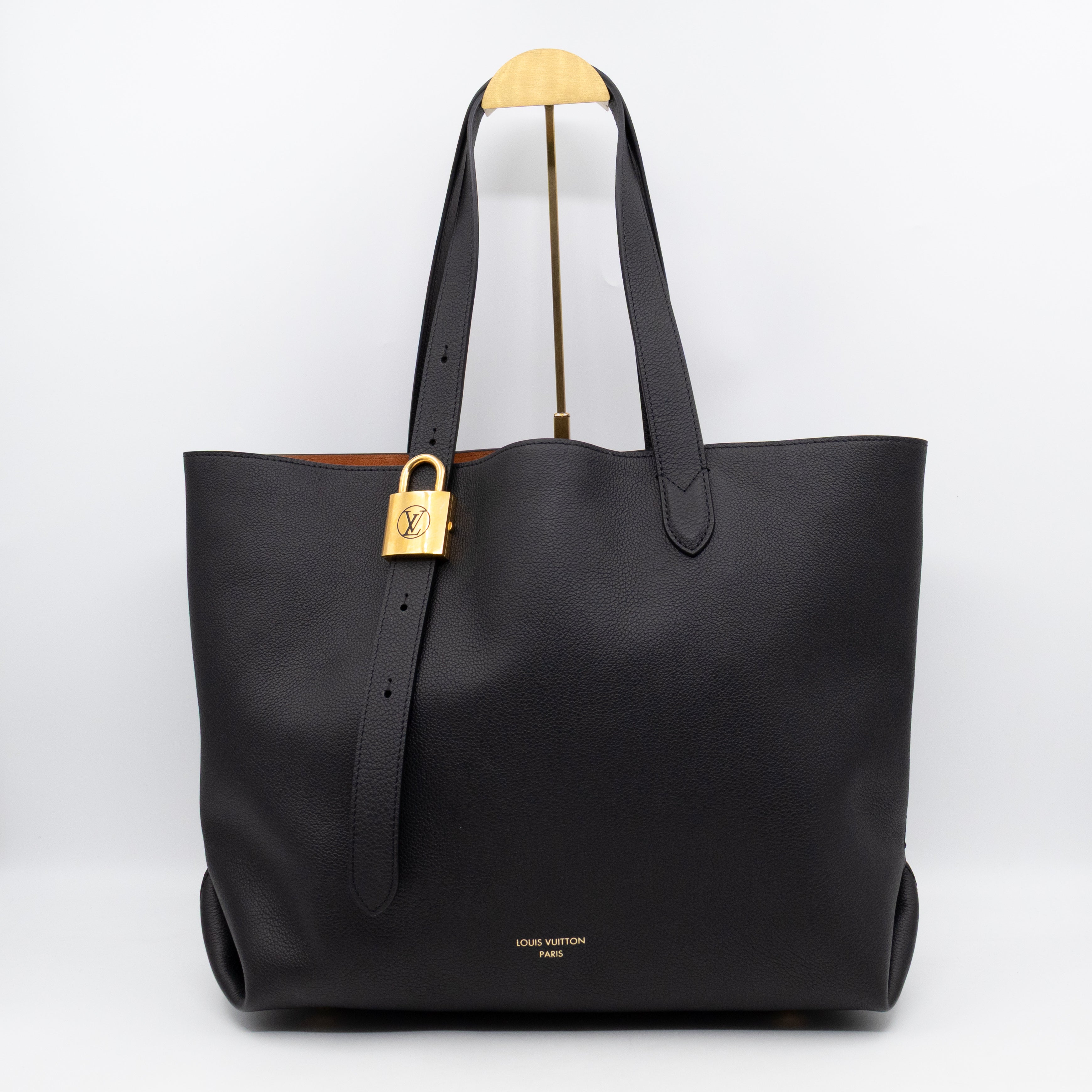 Low Key Cabas MM Black Leather