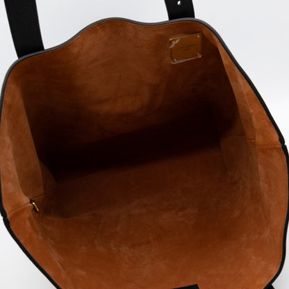 Low Key Cabas MM Black Leather