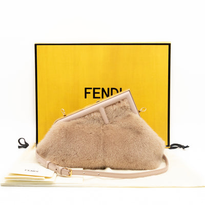 First Small Bag Rosa Plaster Mink