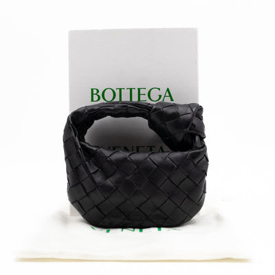 Candy Jodie Intrecciato Black Leather