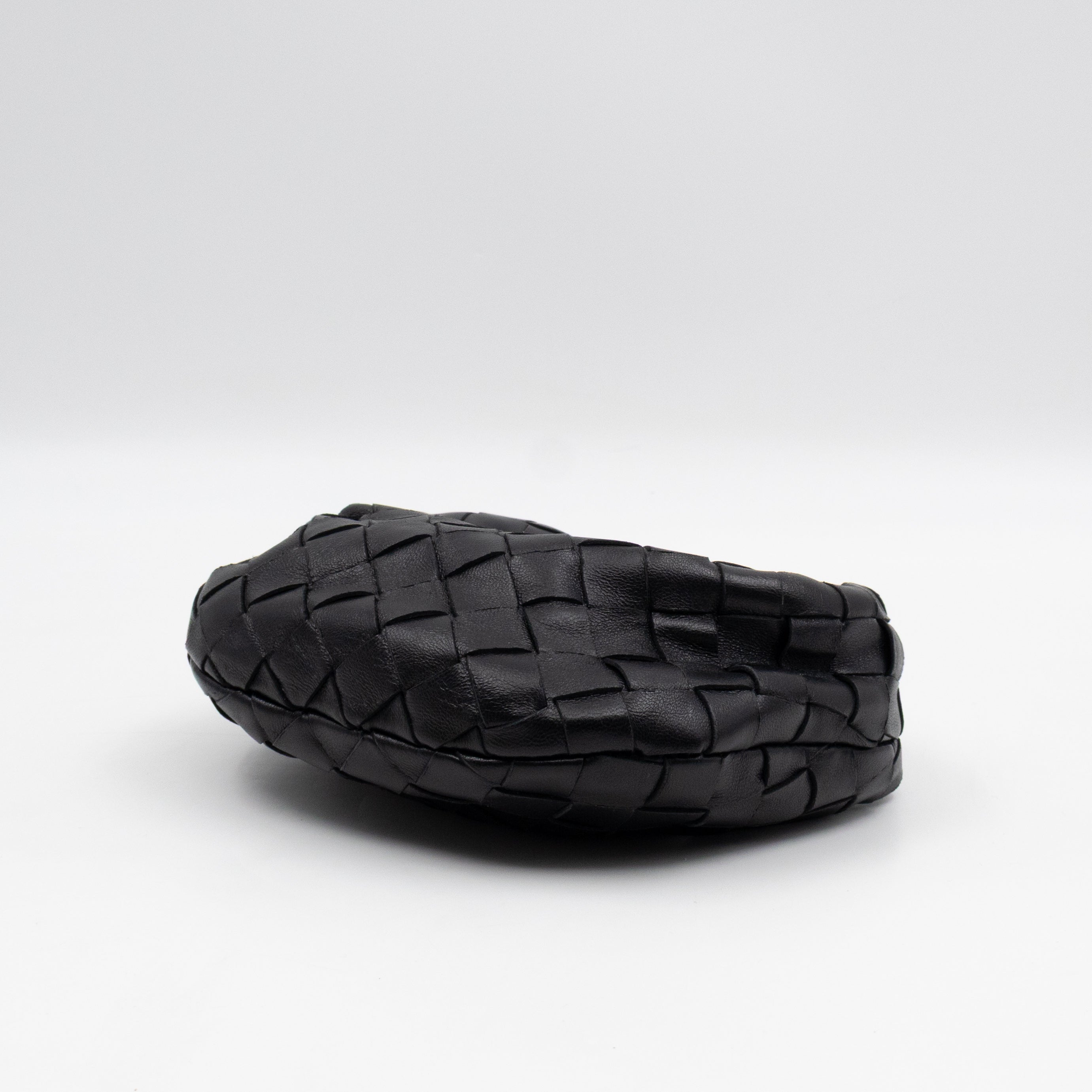 Candy Jodie Intrecciato Black Leather