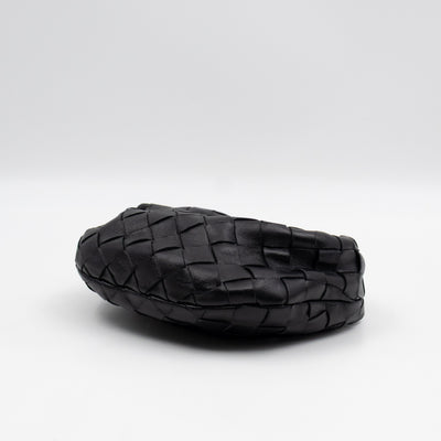 Candy Jodie Intrecciato Black Leather