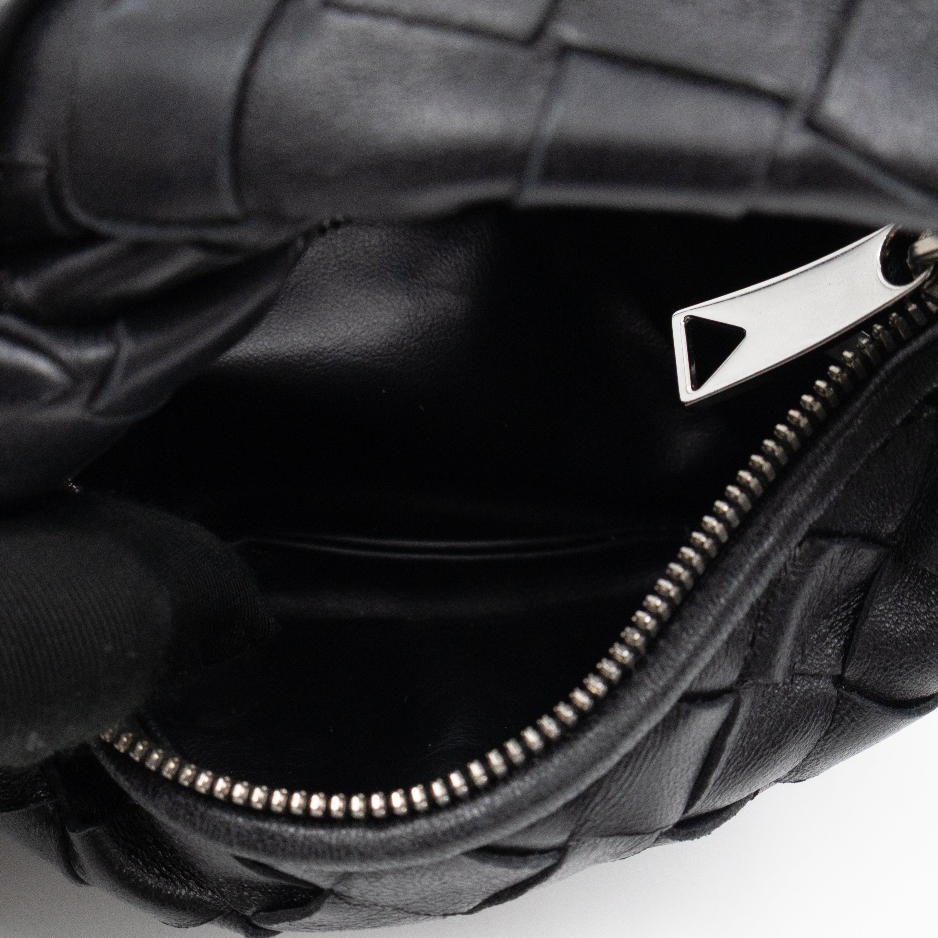 Candy Jodie Intrecciato Black Leather