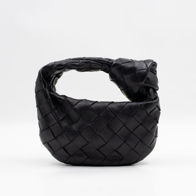 Candy Jodie Intrecciato Black Leather
