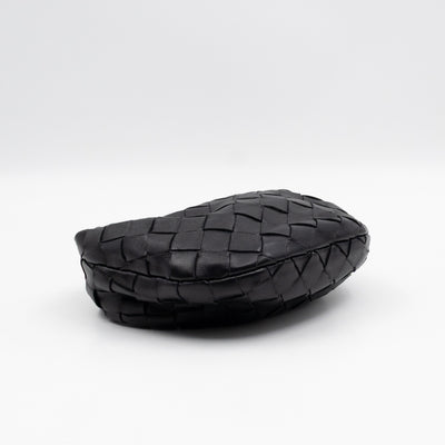 Candy Jodie Intrecciato Black Leather