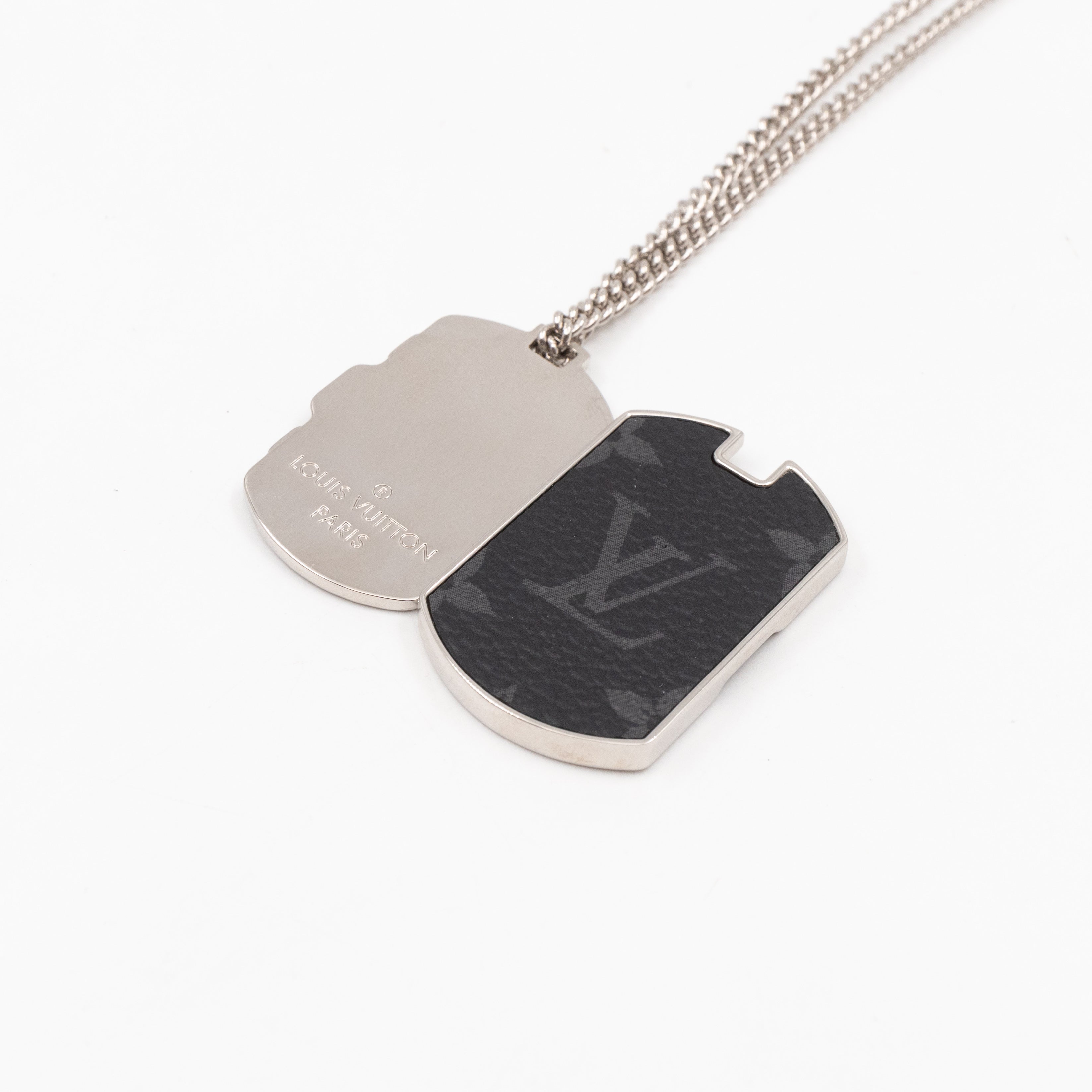 Monogram Eclipse Plate Necklace