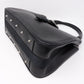 Black Coated Canvas Handbag