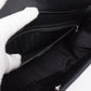 Black Coated Canvas Handbag