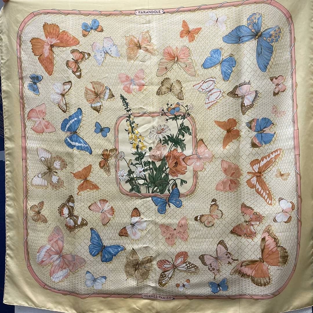 Silk Scarf 90 Farandole