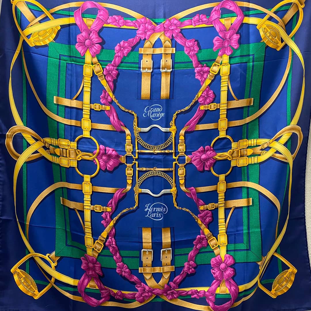 Silk Scarf 90 Grand Manege