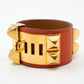 Collier de Chien Gold Orange Bracelet