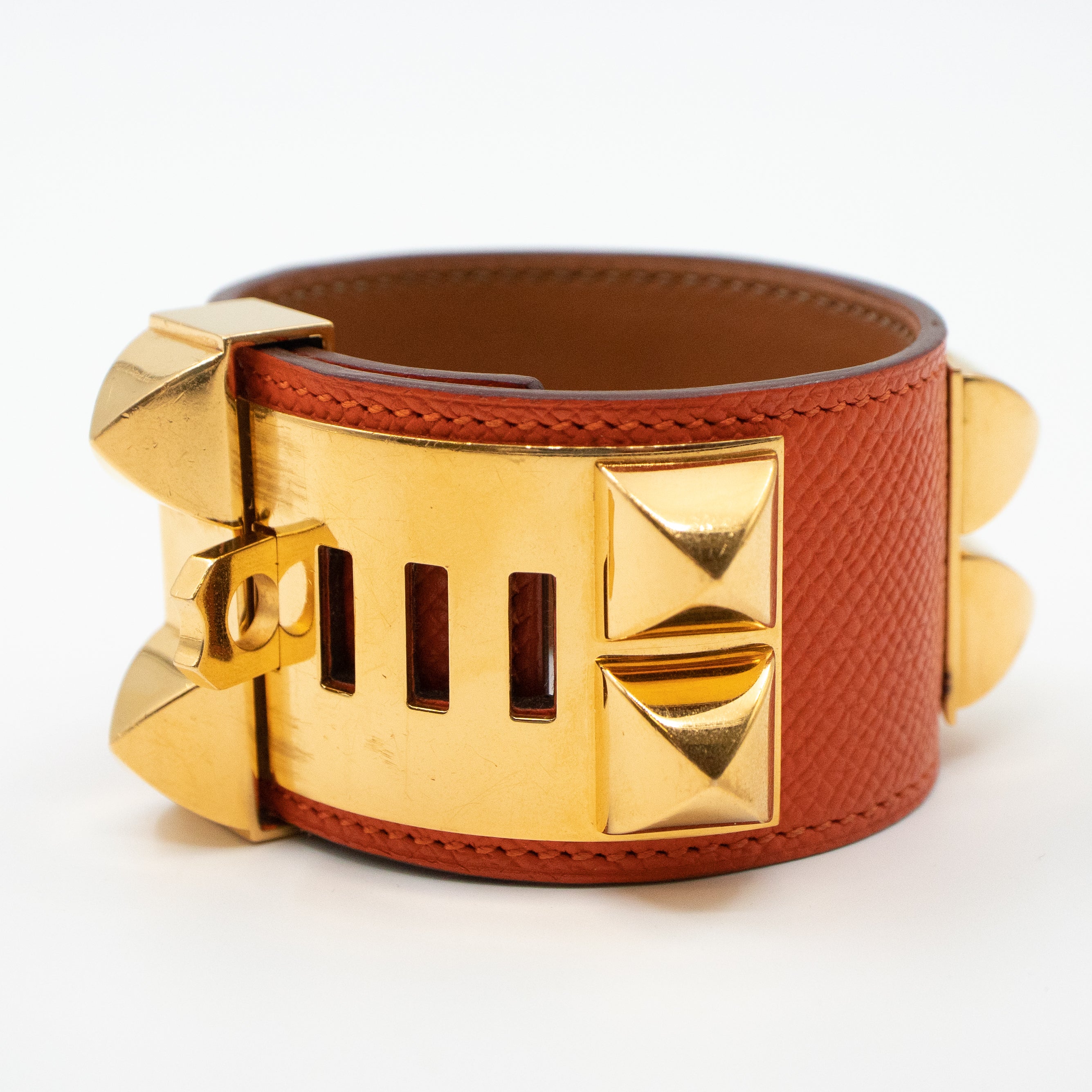 Collier de Chien Gold Orange Bracelet