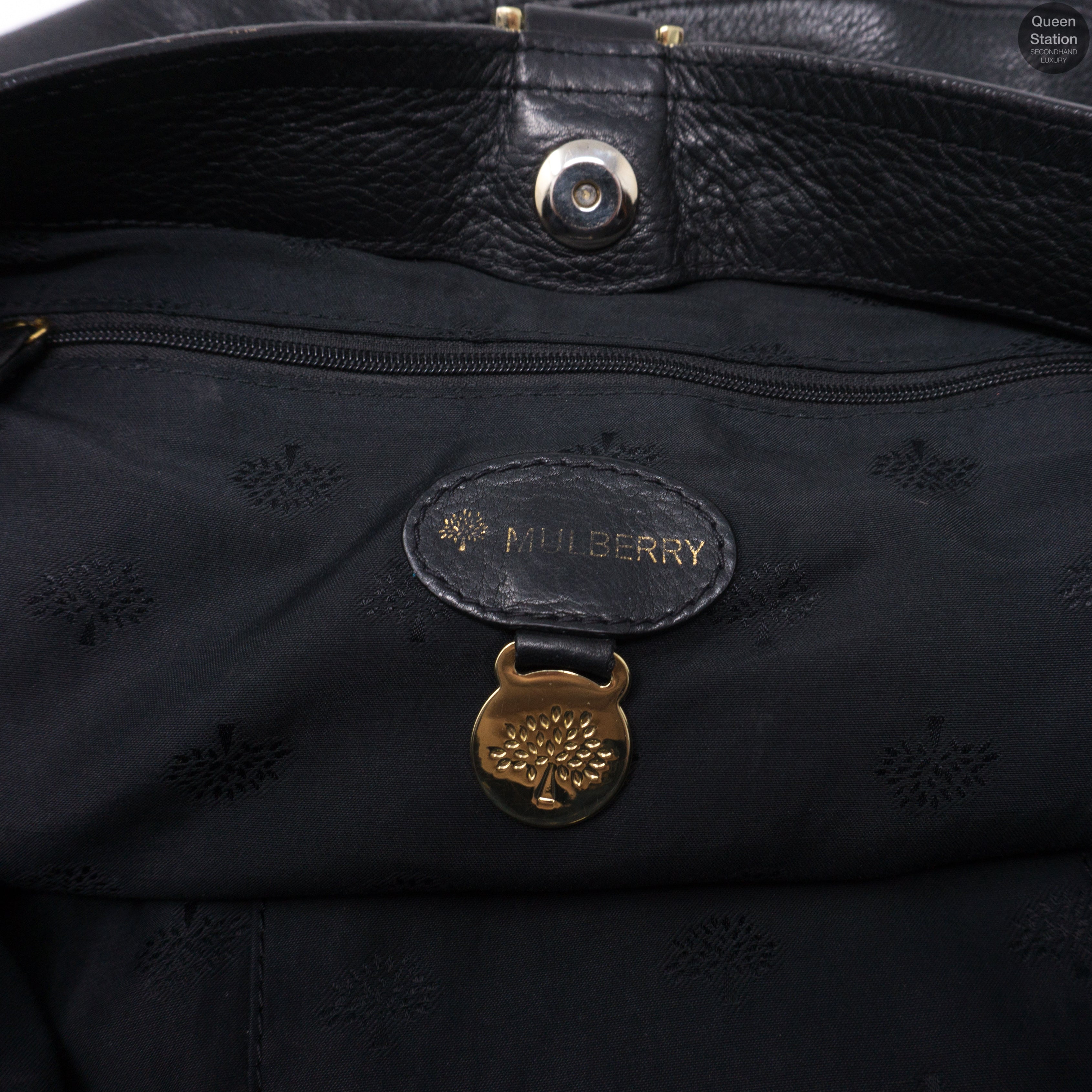 Greta Tote Black Leather