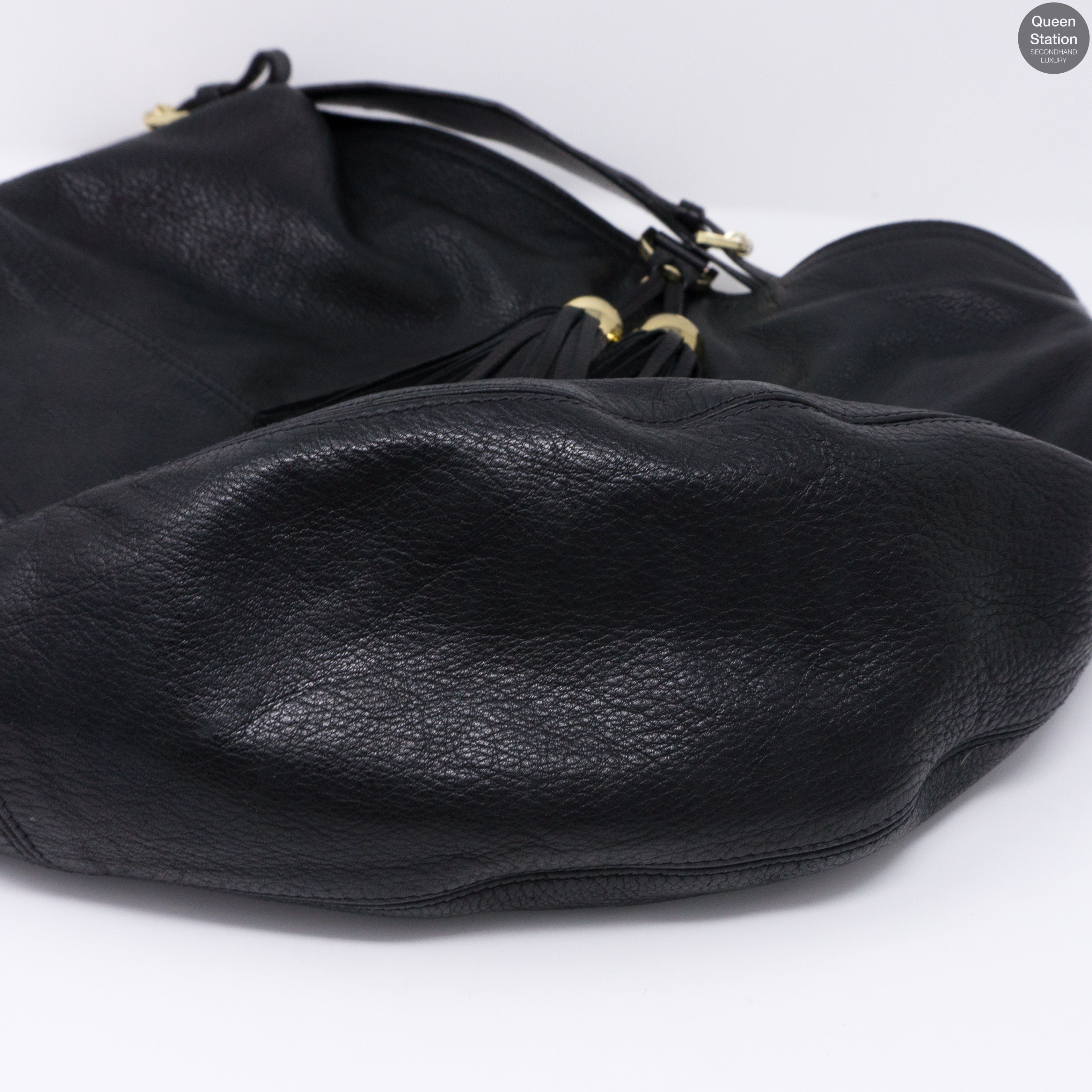Greta Tote Black Leather